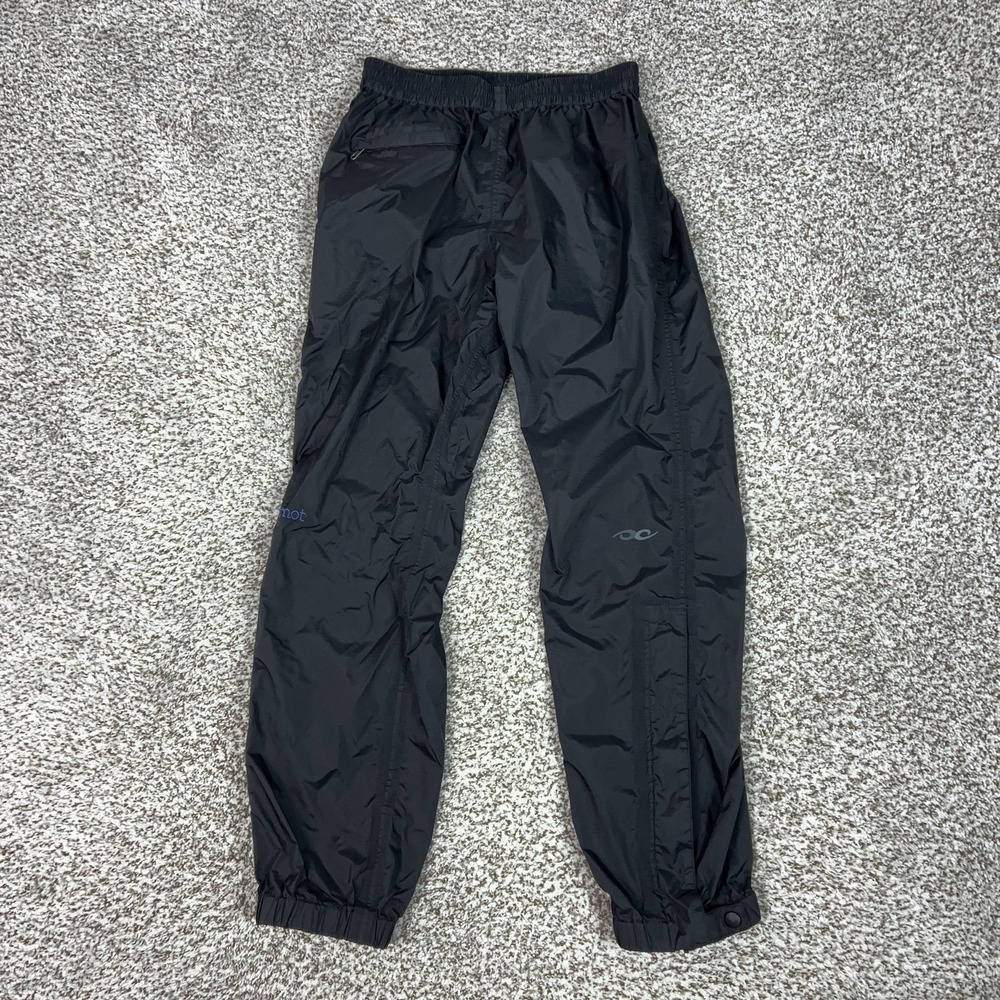 Marmot Pants Womens Small Black Rain Pants Hiking Walking Water Resistant